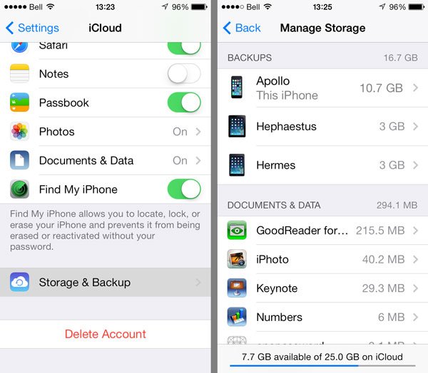 How to Delete Old iCloud Backups on iPhone 